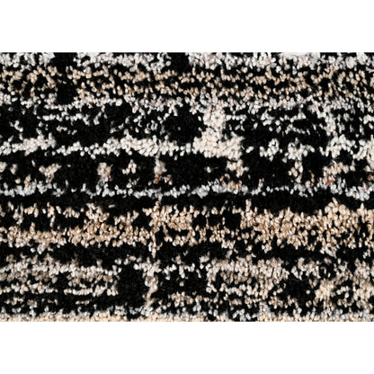 Garland Rug Rumba Indoor Floor Rug Area Rug Black/Earth Tones 3 Ft. X 5 Ft. Modern Abstract Area Rug – Soft, Anti-Skid,Carpet for Living Room, Bedroom, Dining Room, Farmhouse, Nursery