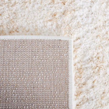 SAFAVIEH Berber Shag Collection Area Rug - 9' x 12', Ivory & Beige, 1.2-inch Thick Ideal for High Traffic Areas in Living Room, Bedroom (BER563A)