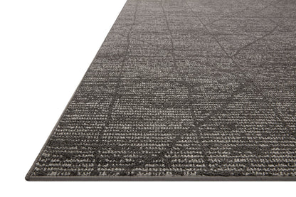 Loloi Kamala Collection KAM-06 Charcoal/Ivory 6'-7" x 9'-6" Area Rug