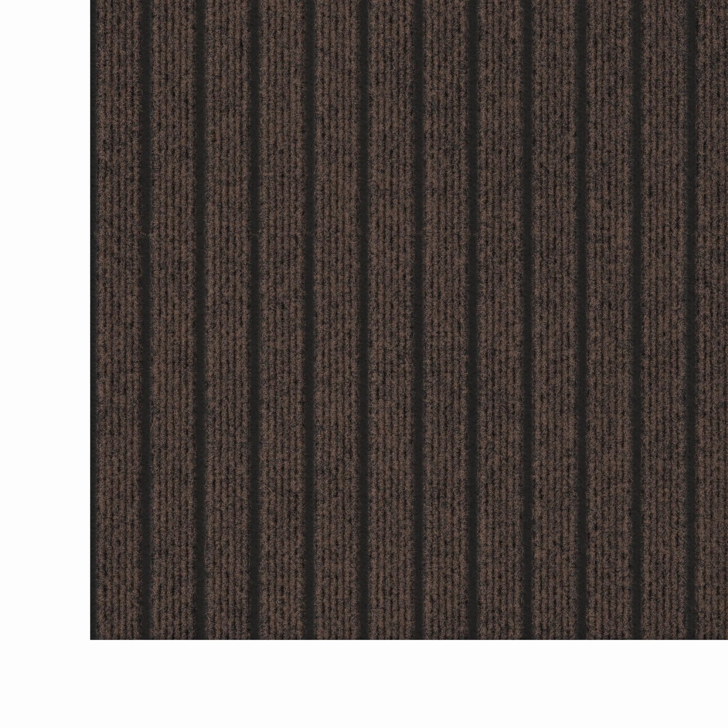 Ottomanson 2' x 14' Hallway Runner with Scraper Pile Extra Durable Non-Slip Rug Mat for Indoor & Outdoor Use - Ideal for Kitchen, Entryway, Patio & Garage - High-Traffic Carpet, Brown