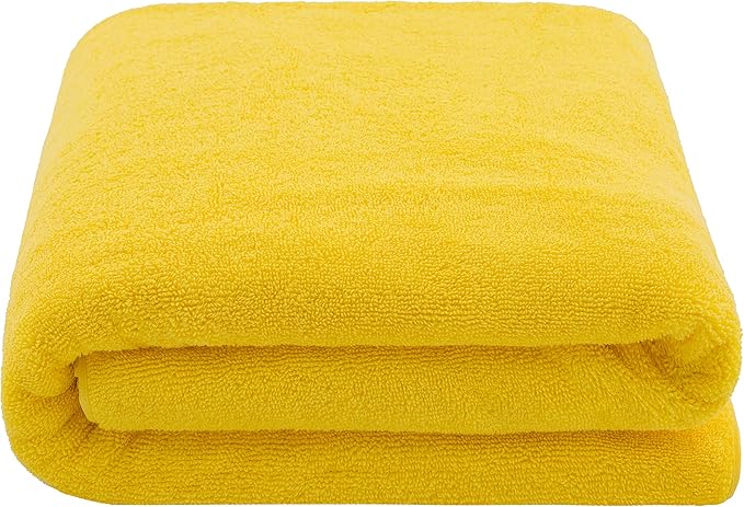 American Soft Linen 100% Cotton 600 GSM Turkish 40x80 Oversized Bath Towel Sheet