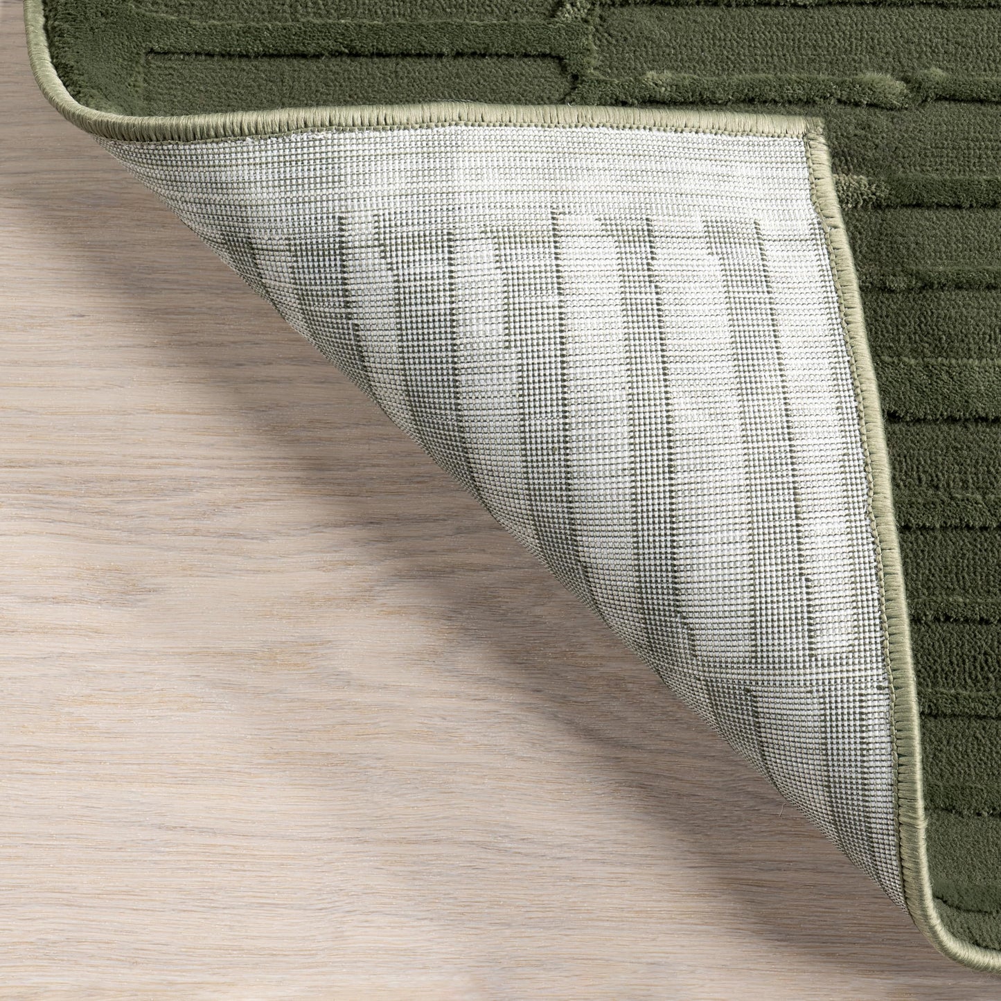 Nuloom Kailani Green, 3' x 5', Geometric, Soft and Cozy, High Traffic, Stain Resistant, Easy Clean, Durable Washable Area Rug for Bedroom, Living Room, Dining Space, Den, Foyer, Entryway