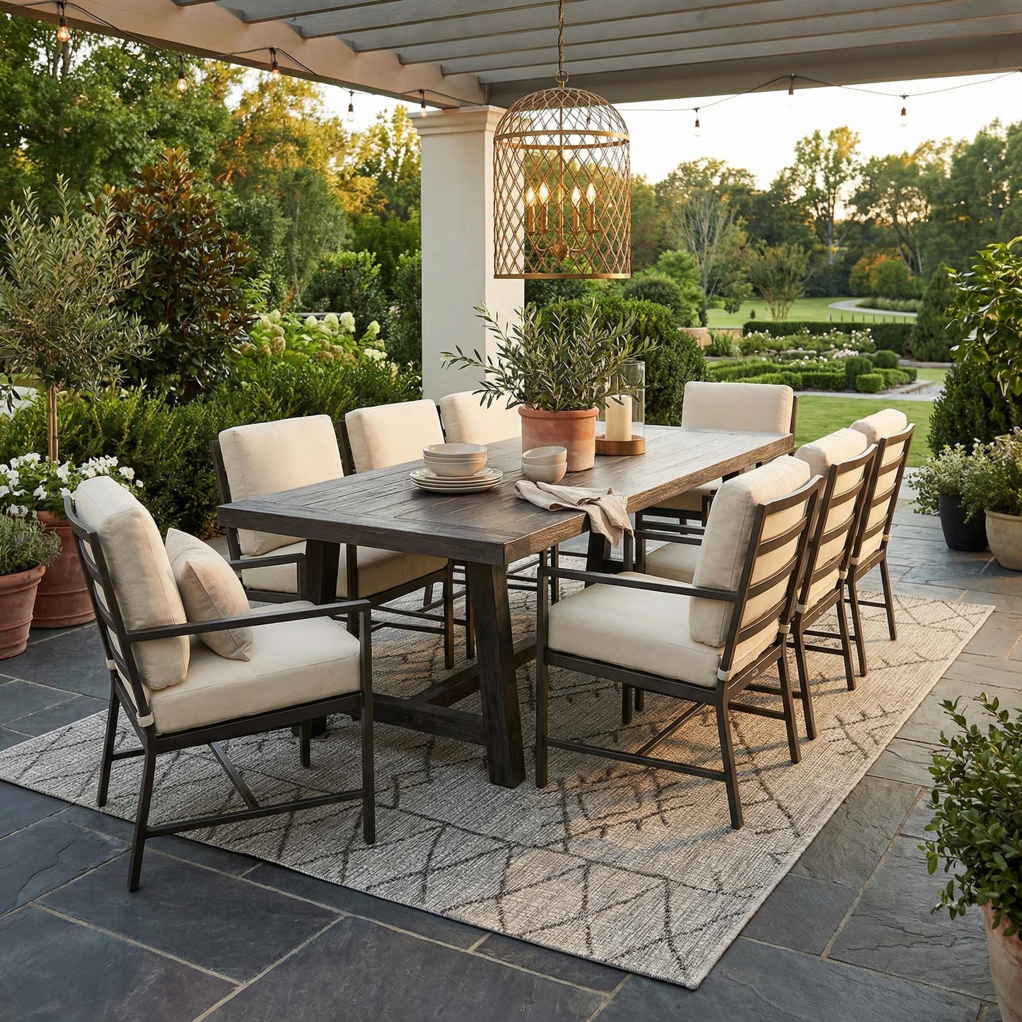 BoutiqueRugs Indoor/Outdoor Black Diamond 12ft Runner Rug Bohemian Taupe White Charcoal Tribal Trellis Marwood Hallway Kitchen Corridor Stairway Laundry Room 2'7" x 12' Stain Resistant Non-Shedding