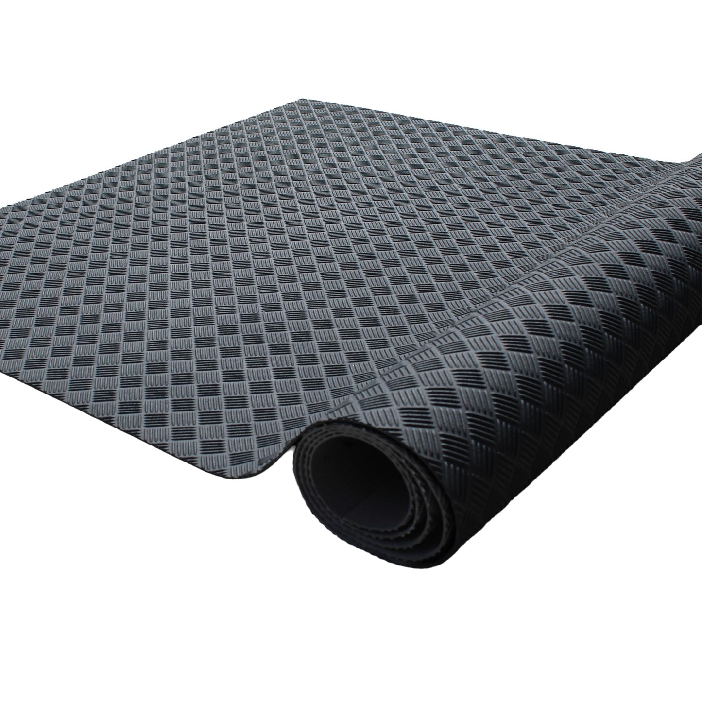 EnviroFlex VanDeck Universal Fit Cargo Van Floor Liners - 4mm x 60" W x 123" L Deck Plate - Heavy Duty, Cut to Fit Rubber Floors, Protect Floors