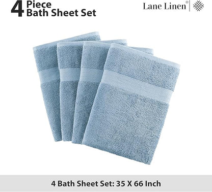 LANE LINEN 100% Ring Spun Cotton Bath Sheets