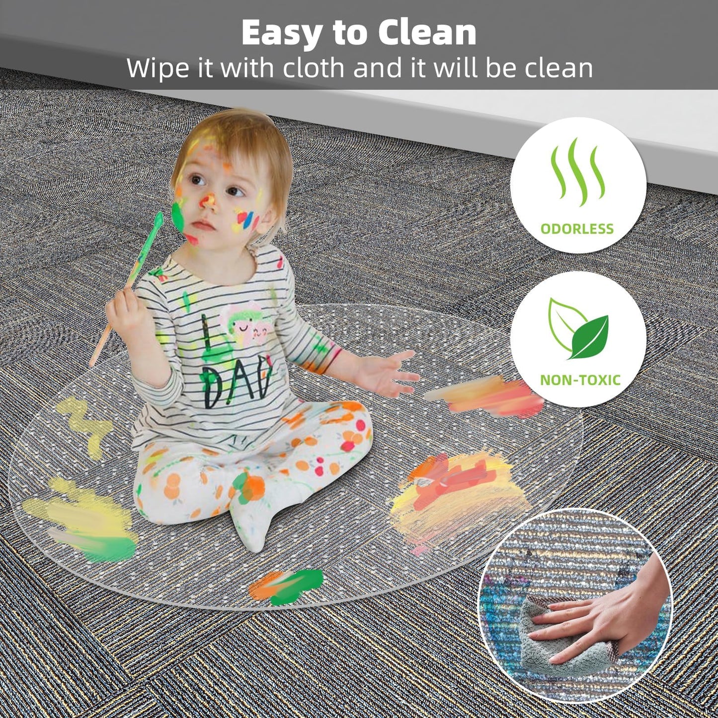Office Chair Mat for Carpet 40" x 40"