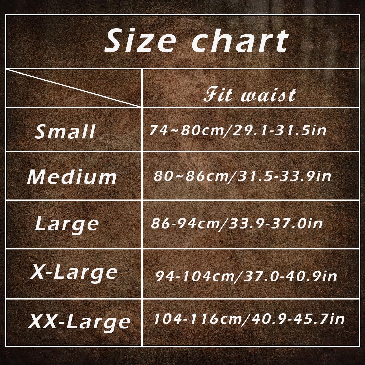 L'VOW Renaissance Leather Corset Belt Viking Waist Cincher Belt Women Halloween LARP Medieval Accessory(Brown,XXL)