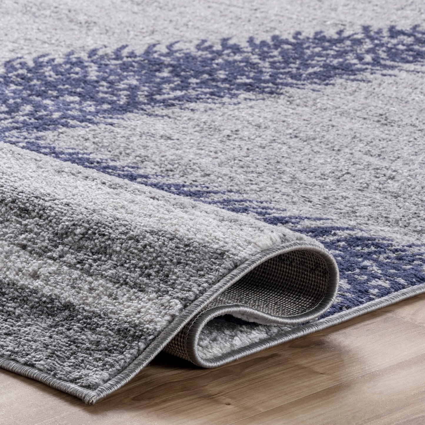 nuLOOM Thomas Paul Starfish and Striped Runner Rug, 2' 8" x 10', Grey