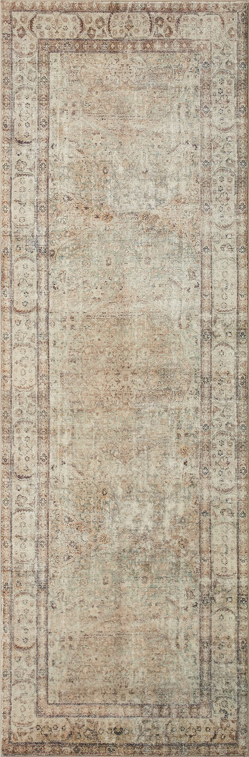 Loloi Margot Collection MAT-01 Antique/Sage 7'-6" x 9'-6" Area Rug feat. CloudPile, No-Shed Easy Clean Large Patterned Area Rug for Living Room, Bedroom, Dining Area