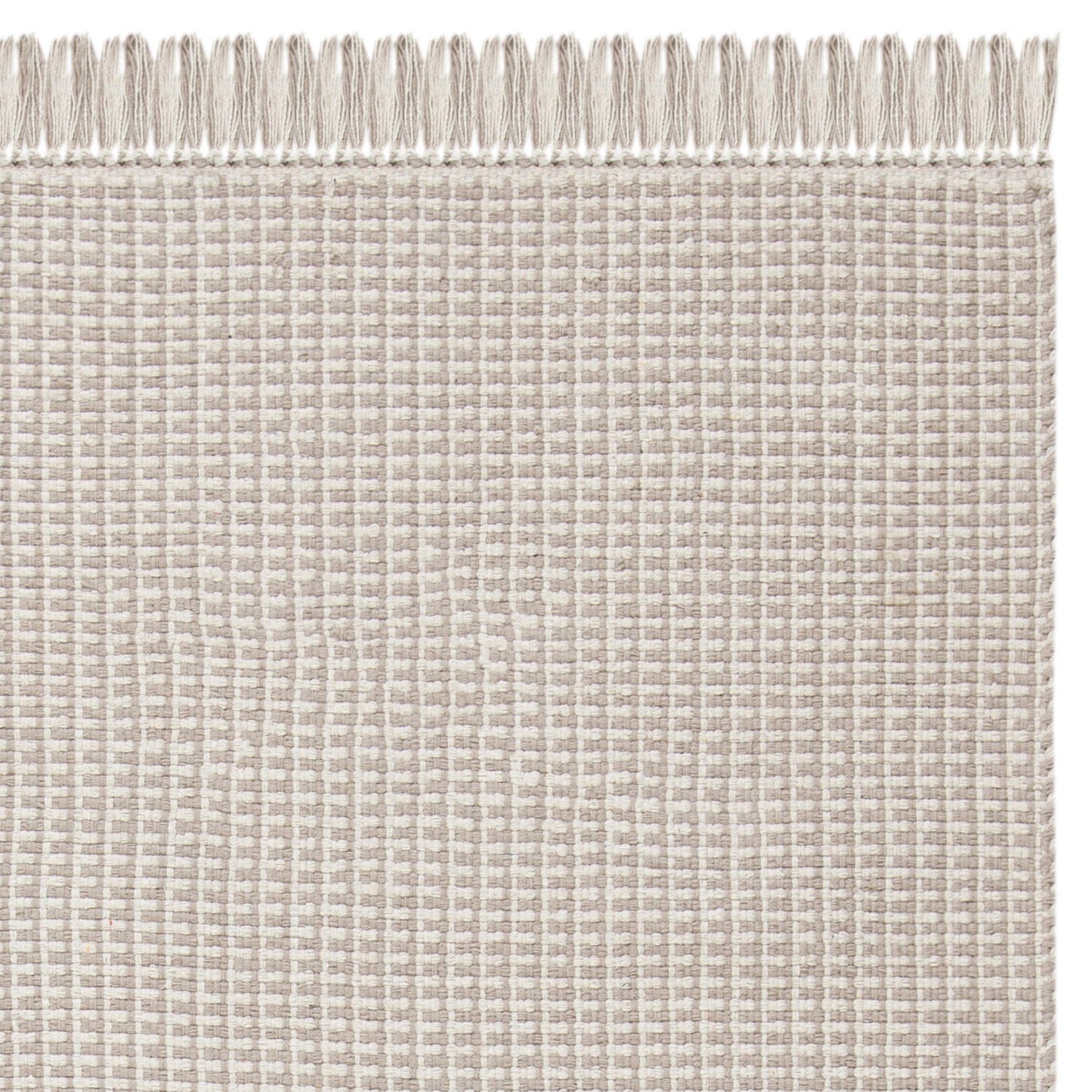 SAFAVIEH Area Rug 8x10 - Montauk Collection - Large - Ivory & Grey, Handmade Flat Weave Cotton, Boho Farmhouse Design, Ideal for Living Room, Bedroom, Office, Dining Space (MTK340A)