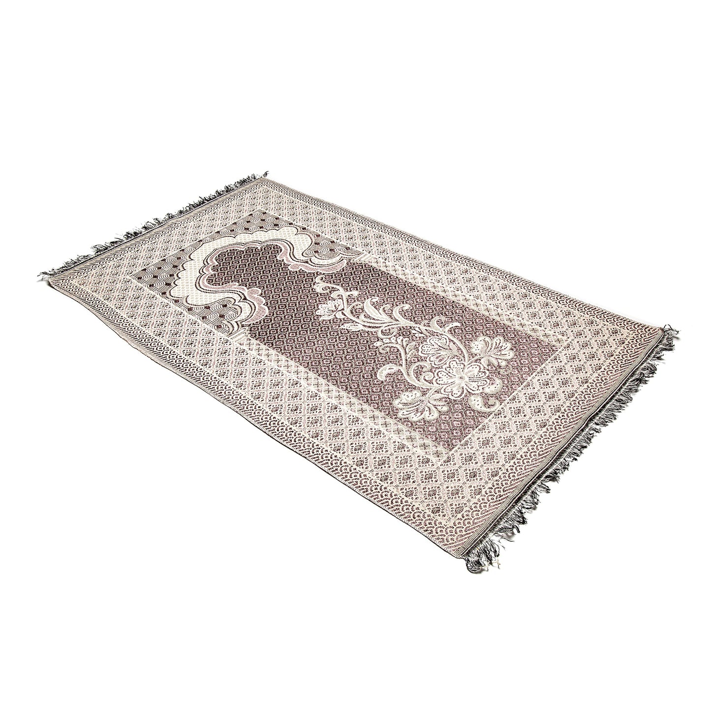 Ottoman Turkish Style Muslim Prayer Rug, Floral Pattern Prayer Mat (Five Thin Prayer Rug)