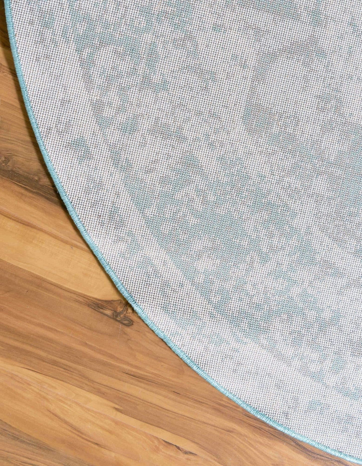 Unique Loom Sofia Collection Area Rug - Salle Garnier (5' 3" Round, Turquoise/ Blue)