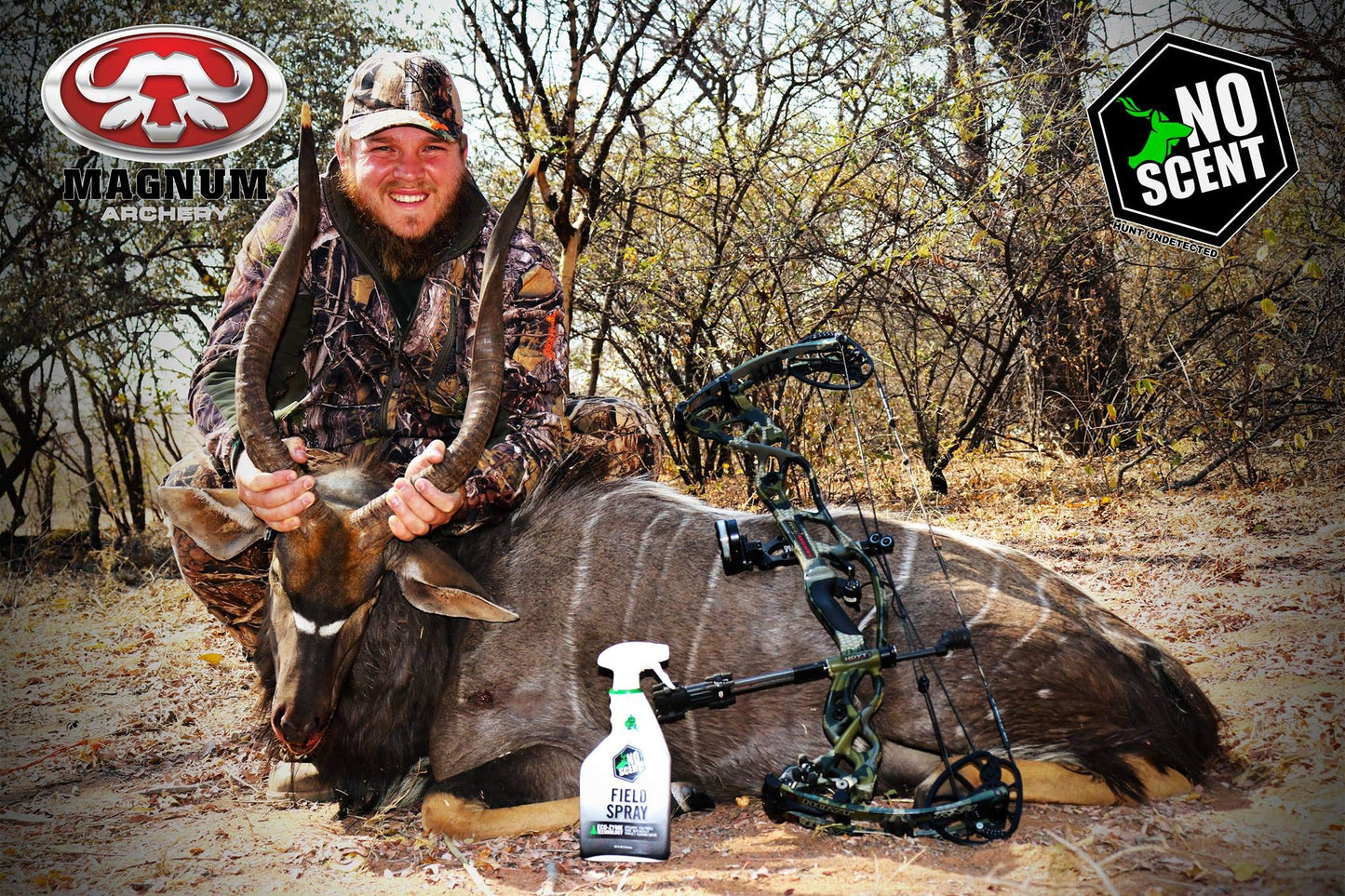 No Scent 24oz Field Spray. Hunting Accessories, Odor-Eliminating Hunting Spray, Enzyme Encapsulation of Human Odor, Scent Elimination
