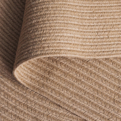Safavieh Braided Collection Area Rug - 6' x 9' Oval, Natural, Handmade Jute, Ideal for The Living Room, Dining, Bedroom (BRA802A)