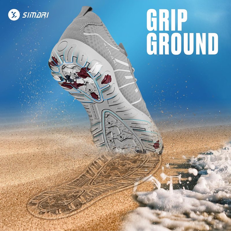 Water Shoes for Men & Women - Lightweight Quick-Dry Aqua Socks for Surfing, Swimming & Beach Sports | Non-Slip Design