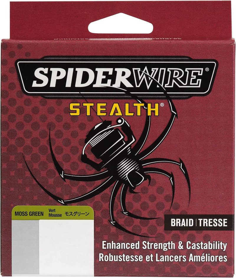 SpiderWire Stealth Braid Fishing Line - Durable, High-Performance Fishing Line | 150 Yards, Green