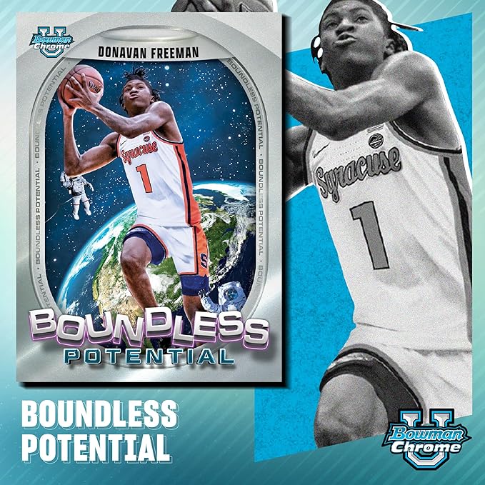 Topps 2024-25 Bowman University Chrome Basketball - Factory Sealed - Value Box