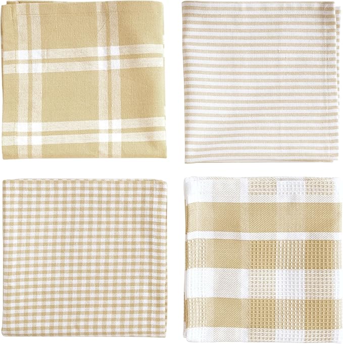 LANE LINEN 100% Cotton Kitchen Dish Cloths, Ultra Soft Absorbent Quick Drying