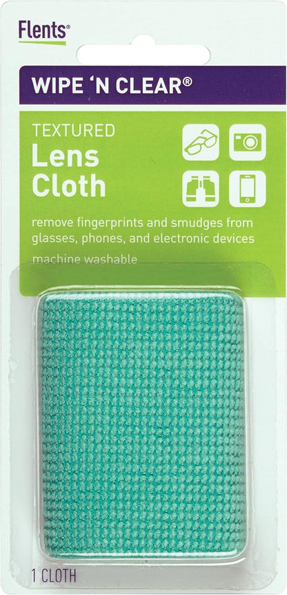 Wipe'N Clear Lens Cleaning Cloth by Flents, Remove Fingerprints & Smudges from