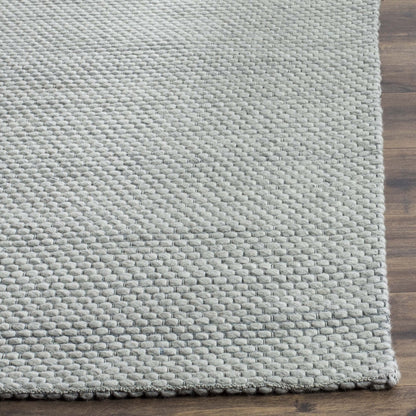 SAFAVIEH Natura Collection Accent Rug - 3' x 5', Grey, Handmade Wool, Ideal for High Traffic Areas in Entryway, Living Room, Bedroom (NAT801C)