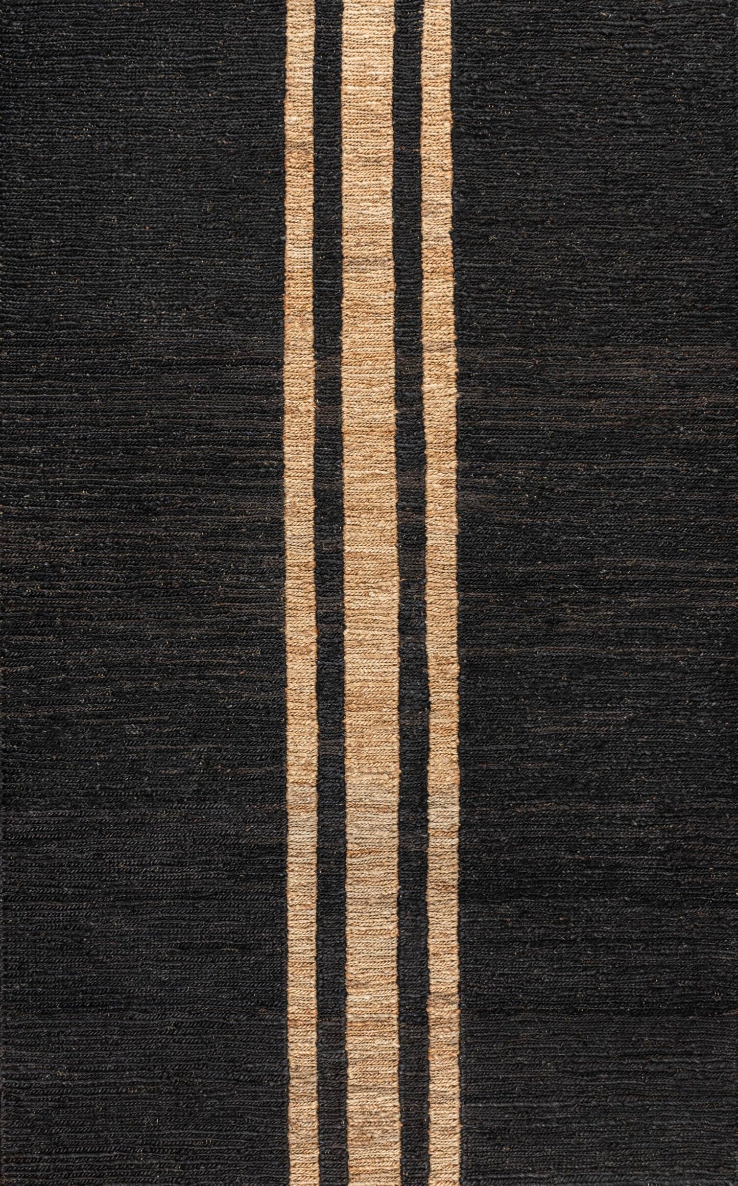 JONATHAN Y Olivier Wide Ticking Stripe Jute Black/Natural Indoor Area Rug, 4x6, Rustic, Farmhouse, Easy-Cleaning for Living Room, Bedroom, Kitchen, Non-Shedding (NRF200B-4)