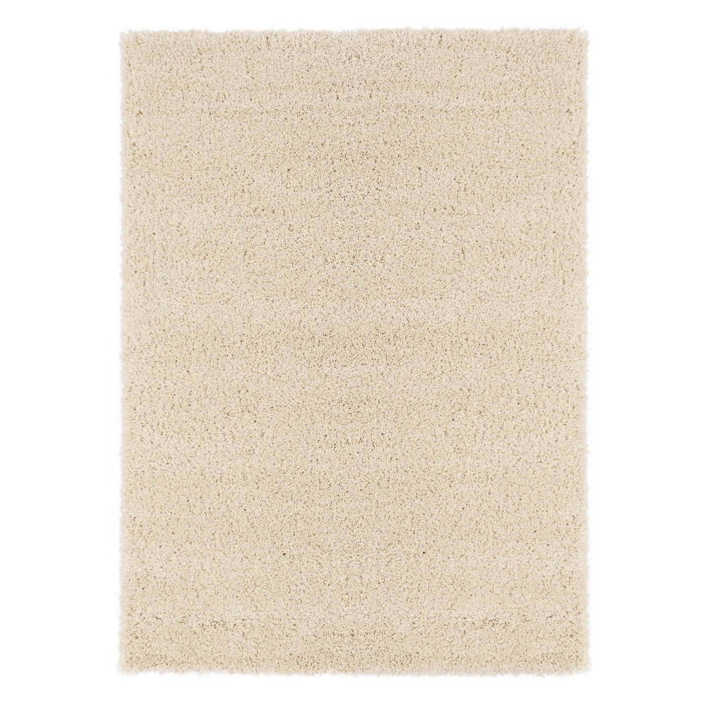 Ottomanson 7'10" x 9'10" Shaggy Area Rug - Plush & Cozy Carpet for Bedroom, Living Room & Nursery - Non Shedding & Durable for High-Traffic Areas, Ivory