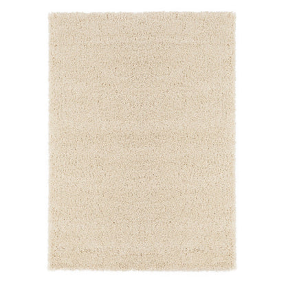 Ottomanson 7'10" x 9'10" Shaggy Area Rug - Plush & Cozy Carpet for Bedroom, Living Room & Nursery - Non Shedding & Durable for High-Traffic Areas, Ivory