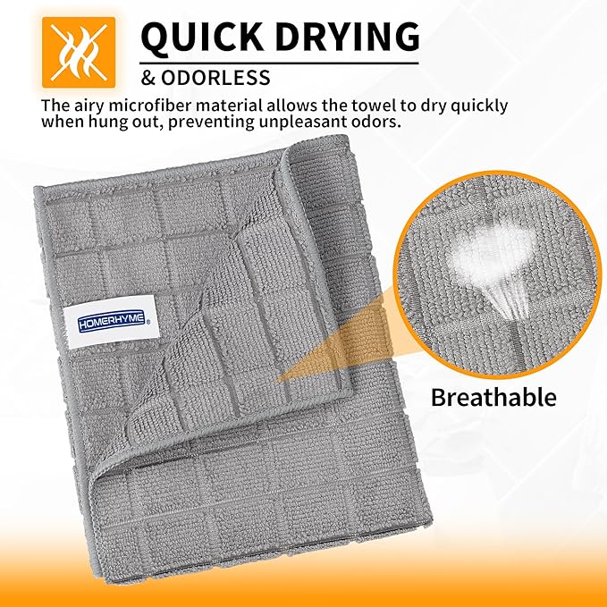 HOMERHYME Hand Towels, 12 Pack 25''*15'' Gym Towels
