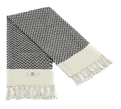 Madamelique Exclusive Hand Towels Set of 2-18 x 40 Inches