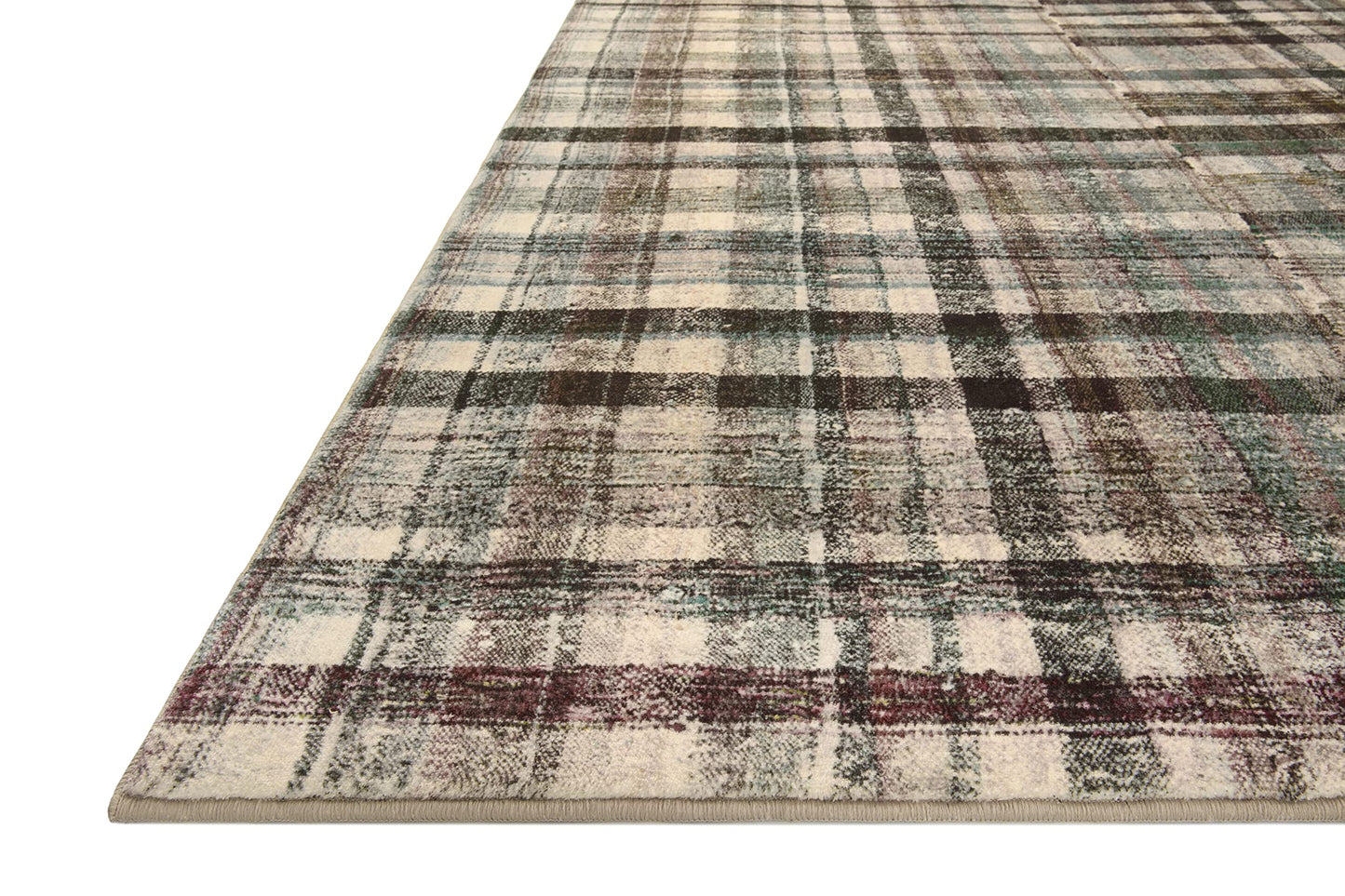 Loloi Chris Loves Julia Humphrey Collection HUM-03 Forest/Multi 5'-0'' x 7'-0'' .38" Pile Height, Area Rug feat. CloudPile
