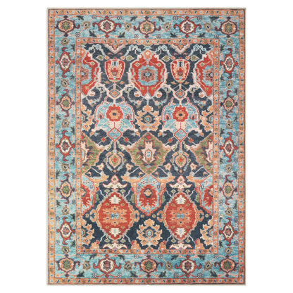Keen Home Design 36"x60" Rug - Machine Washable Entry Rug with Non-Slip Backing, Ideal for Entryway, Kitchen, Bathroom, Laundry Room - Vintage, Easy Clean, Durable, Low Pile - (3' x 5')