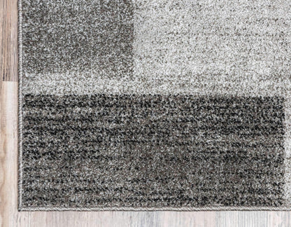 Unique Loom Del Mar Collection Area Rug - Sarah (3' 3" x 5' 3" Rectangle, Light Gray/ Gray)