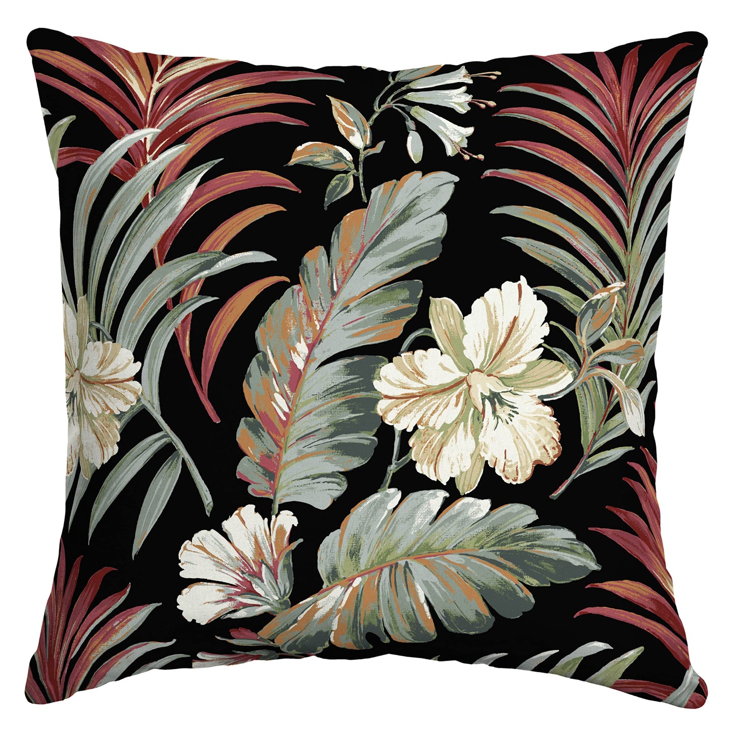 Arden Outdoor Toss Pillow, 2 Pack, 16 x 16, Rain-Proof, Fade Resistant Pistachio Botanical