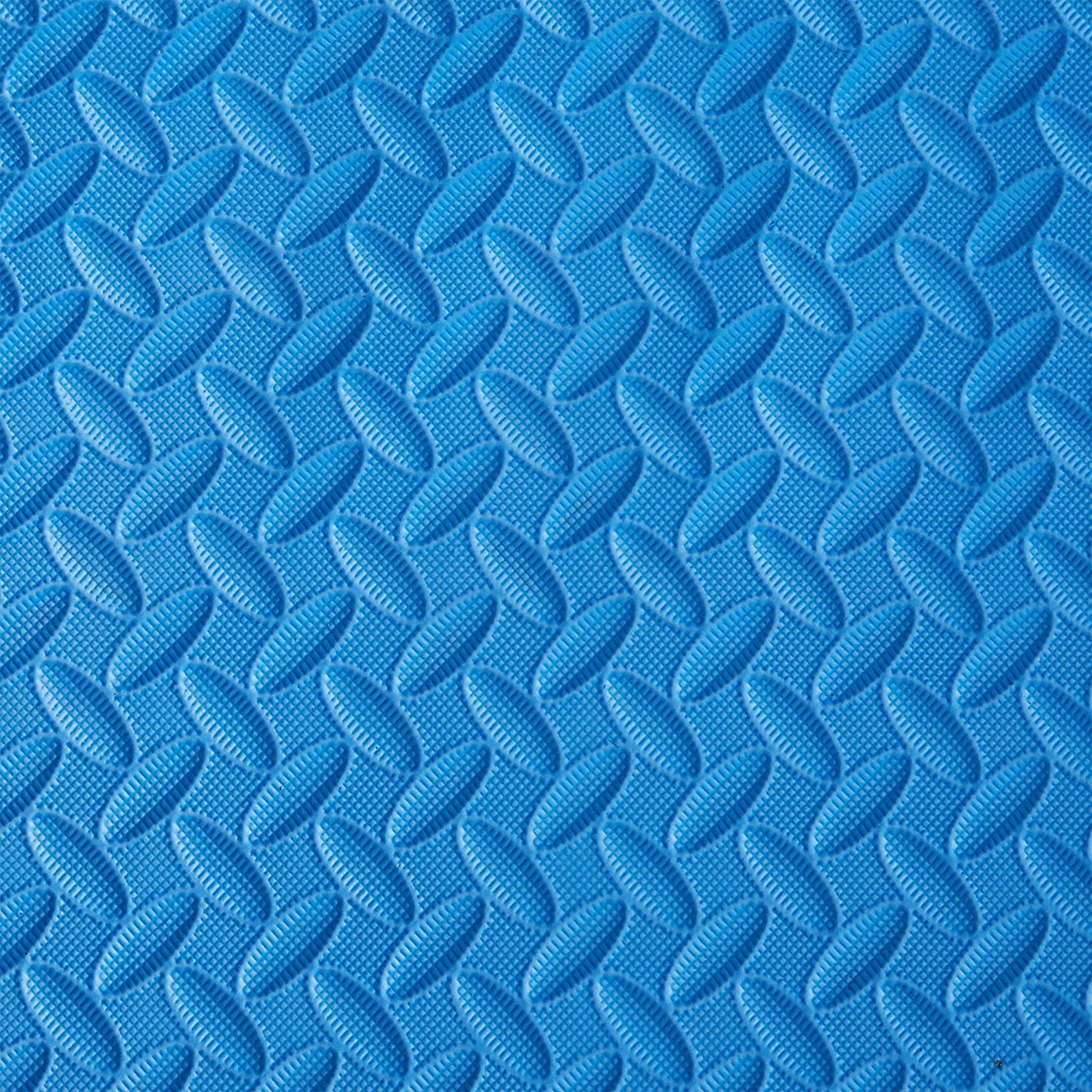 BalanceFrom Puzzle Exercise Mat 3/4" Thick, EVA Interlocking Foam Floor Tiles for Home Gym, Mat for Home Workout Equipment, Floor Padding for Kids, Blue, 24 in x 24 in x 3/4 in, 96 Sq Ft - 24 Tiles