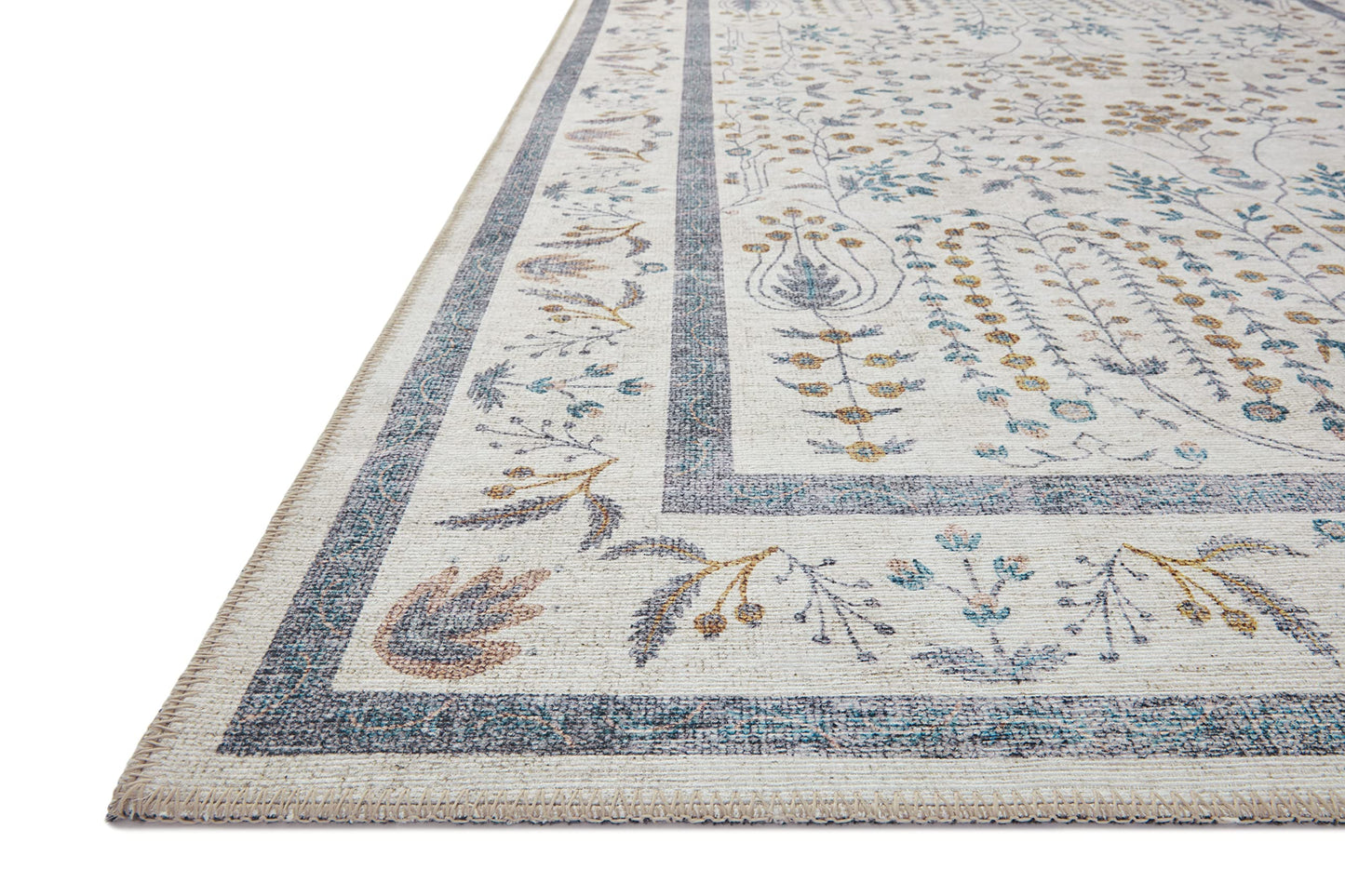 Loloi Rifle Paper Co. Maison Collection MAO-05 Wisteria Cream 7'-6" x 9'-6", .19" Pile Height, Area Rug