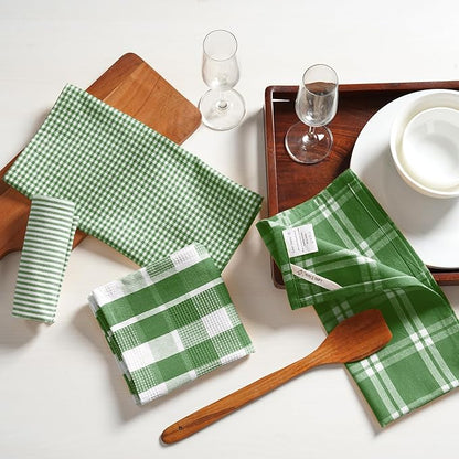 LANE LINEN 100% Cotton Kitchen Dish Cloths, Ultra Soft Absorbent Quick Drying