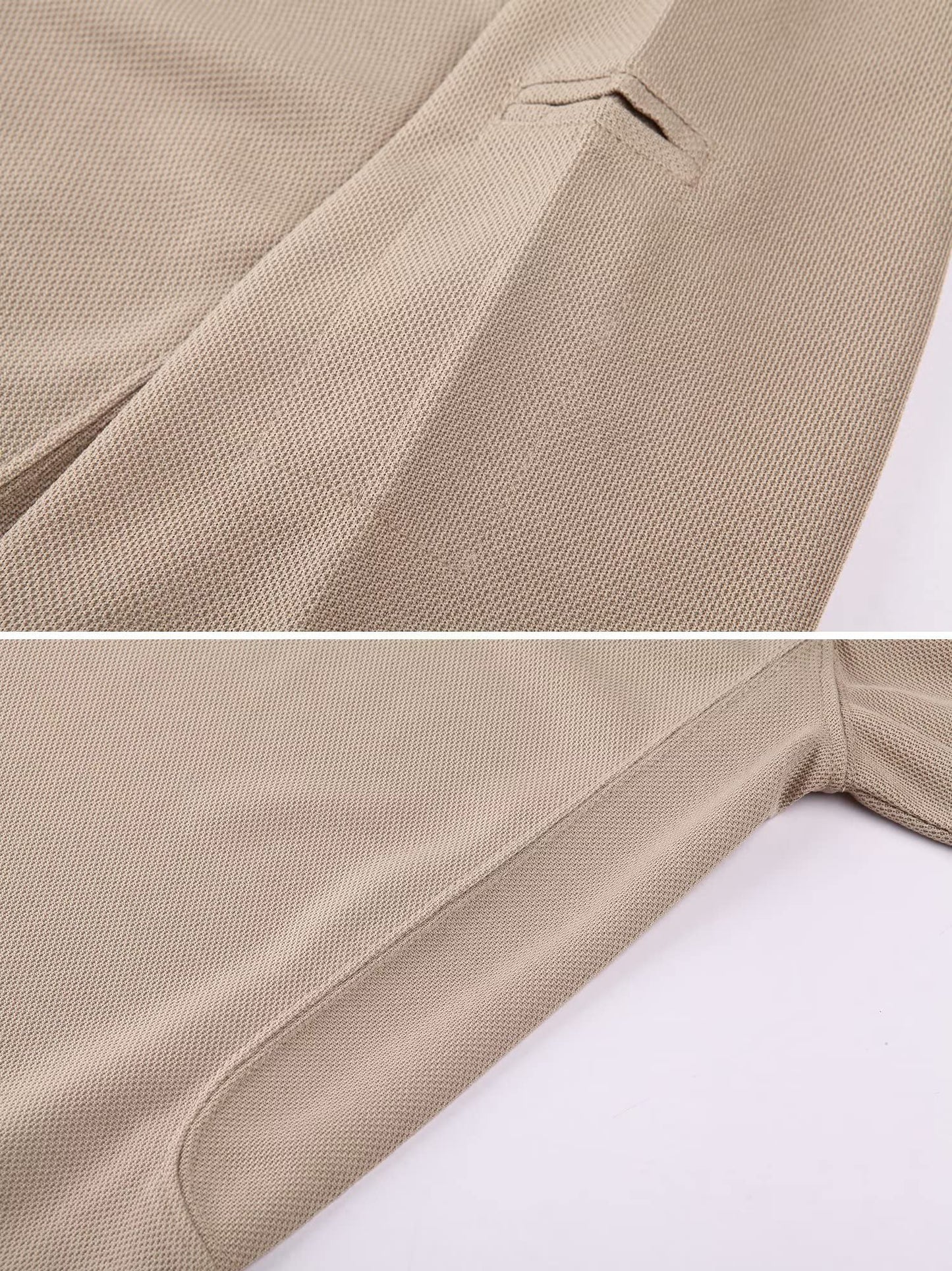MAGCOMSEN Mens Polo Shirts Short Sleeve Golf Outdoor Dry Fit Polo Shirt Work Tactical T Shirt Khaki M
