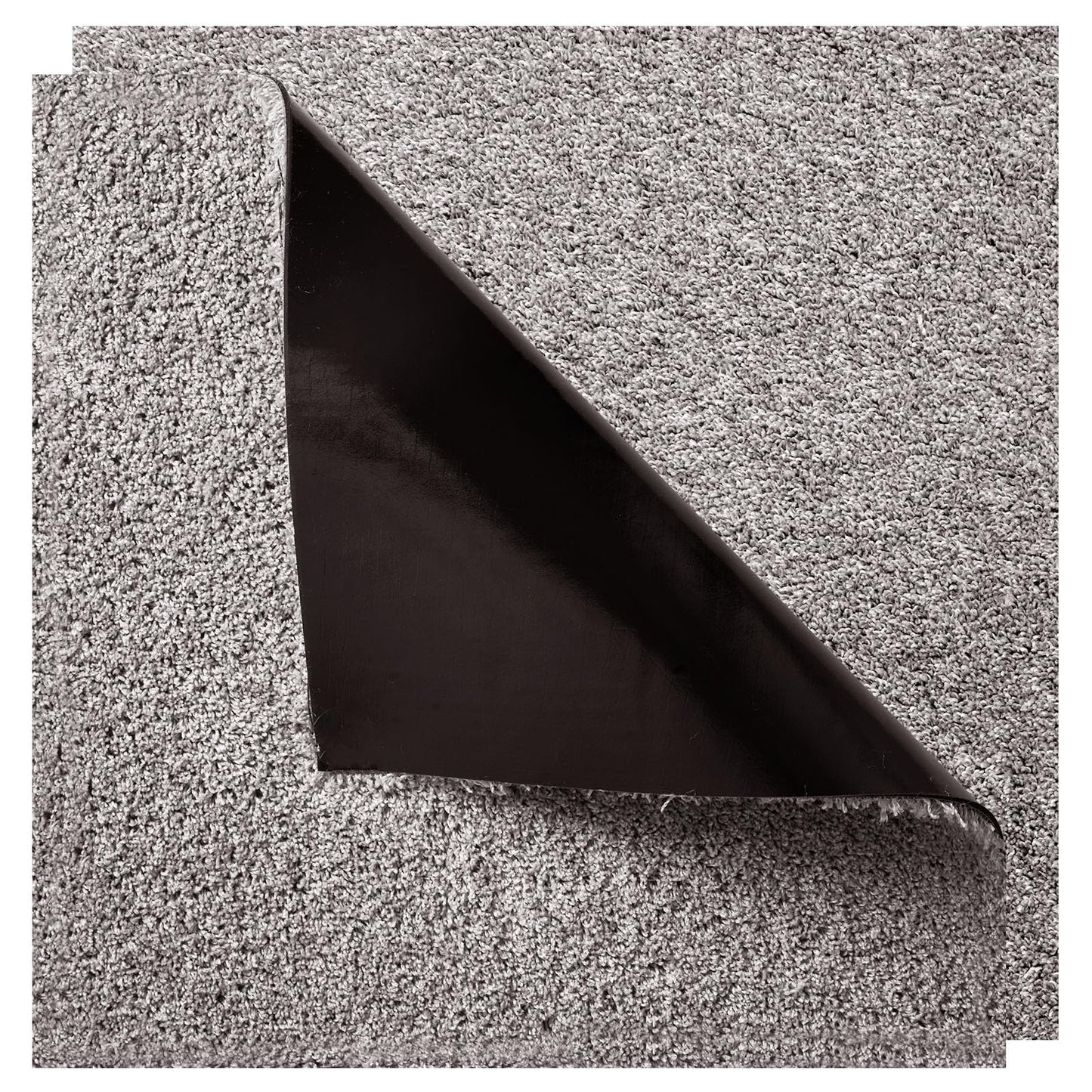 VEVOR Carpet Tiles 18x18 inch, 10 Pack Carpet Square Rug Detachable & Damage-Free, Self Adhesive Home Floor Soft Plush Padded for 22.5sq.ft Coverage, Easy DIY for Living Room & Bedroom, Dark Brown