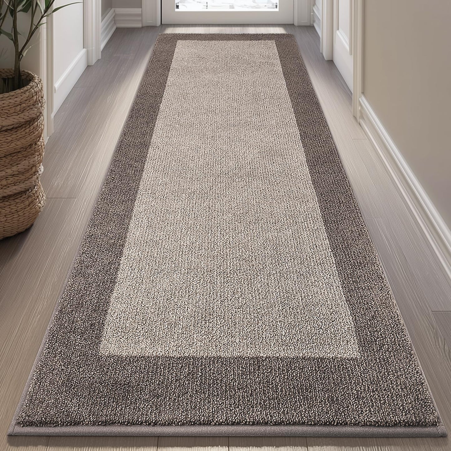 DOMUSTEX Machine Washable Kitchen Rug 32" x 72", Non Slip Indoor Door Rug, Absorbent Entrance Runner Rug for Bedroom, Hallway, Bathroom, Floor (Roll Packing)