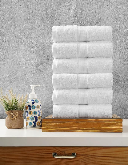 White Hand Towels for Bathroom