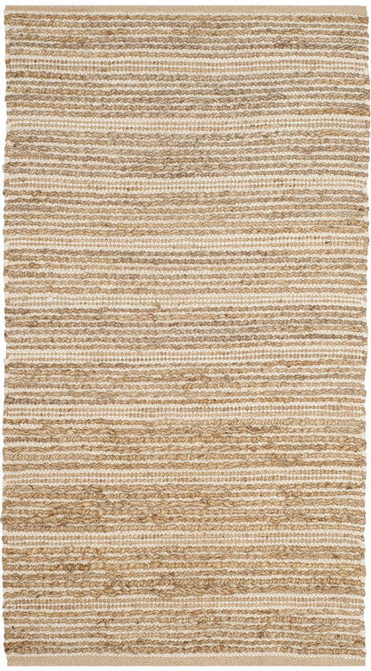 SAFAVIEH Cape Cod Collection Accent Rug - 3' x 5', Natural & Ivory, Handmade Flat Weave Jute, Ideal for High Traffic Areas in Entryway, Living Room, Bedroom (CAP851G)