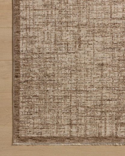 Loloi Winston Collection WIT-01 Earth/Bone 6'-7" x 9'-10", .38" Pile Height, Area Rug, Soft, Durable, Non-Shedding, Easy Clean, Rug for Living Room