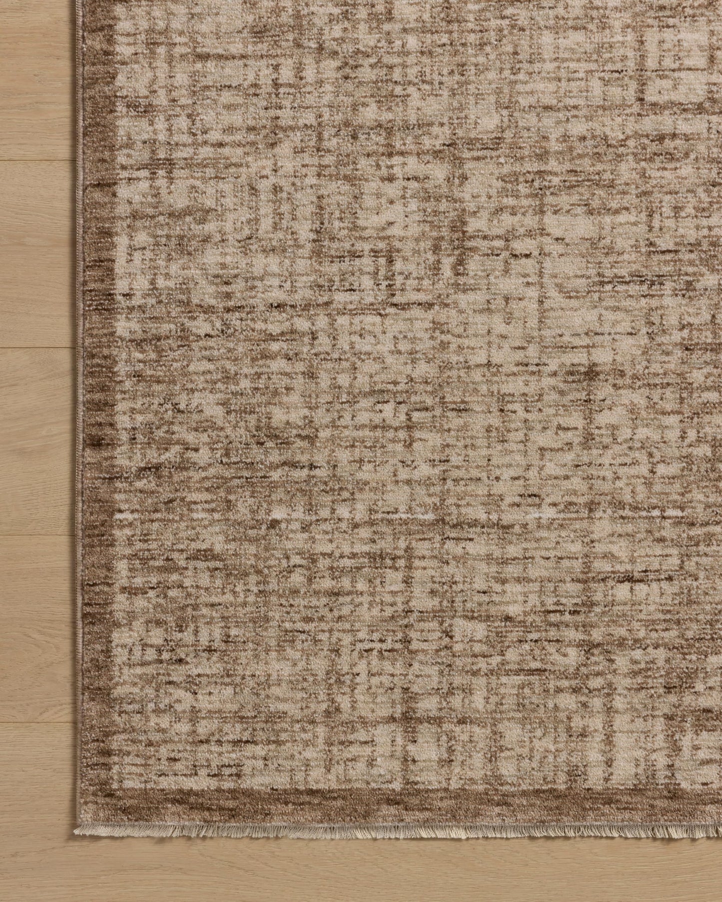 Loloi Winston Collection WIT-01 Earth/Bone 5'-3" x 7'-6", .38" Pile Height, Area Rug, Soft, Durable, Non-Shedding, Easy Clean, Rug for Living Room