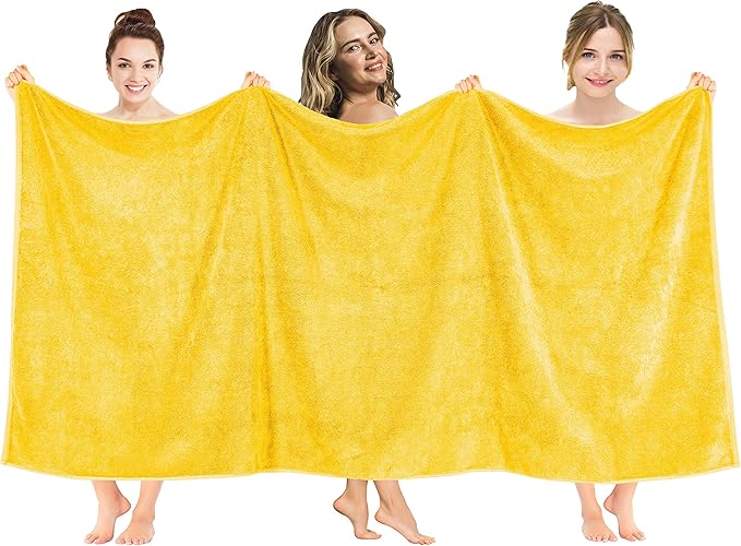 American Soft Linen 100% Cotton 600 GSM Turkish 40x80 Oversized Bath Towel Sheet