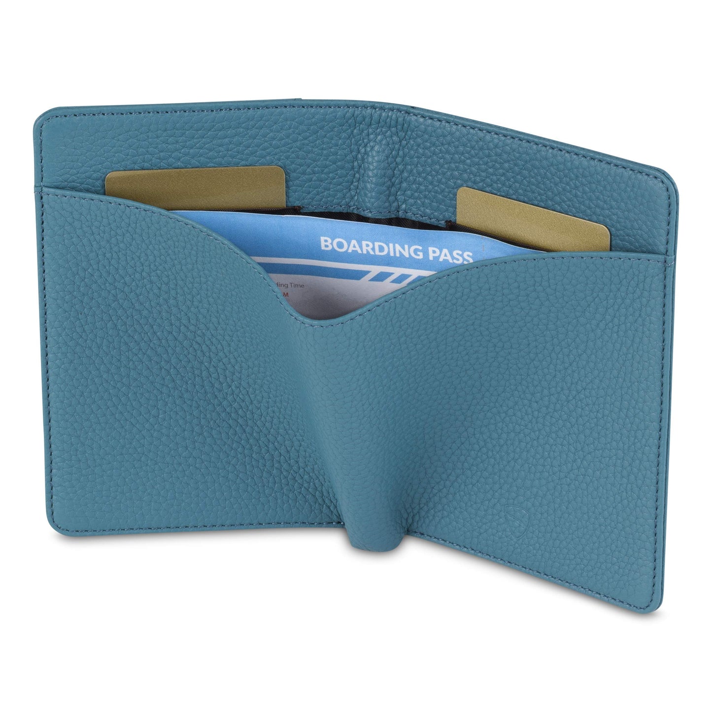 Vaultskin Leather Passport Holder, Slim RFID Blocking Travel Wallet for Men and Women, Fits Passport, Credit Cards, ID, Cash, Passport Cover Ideal Travel Accessories with Gift Box (Kensington)