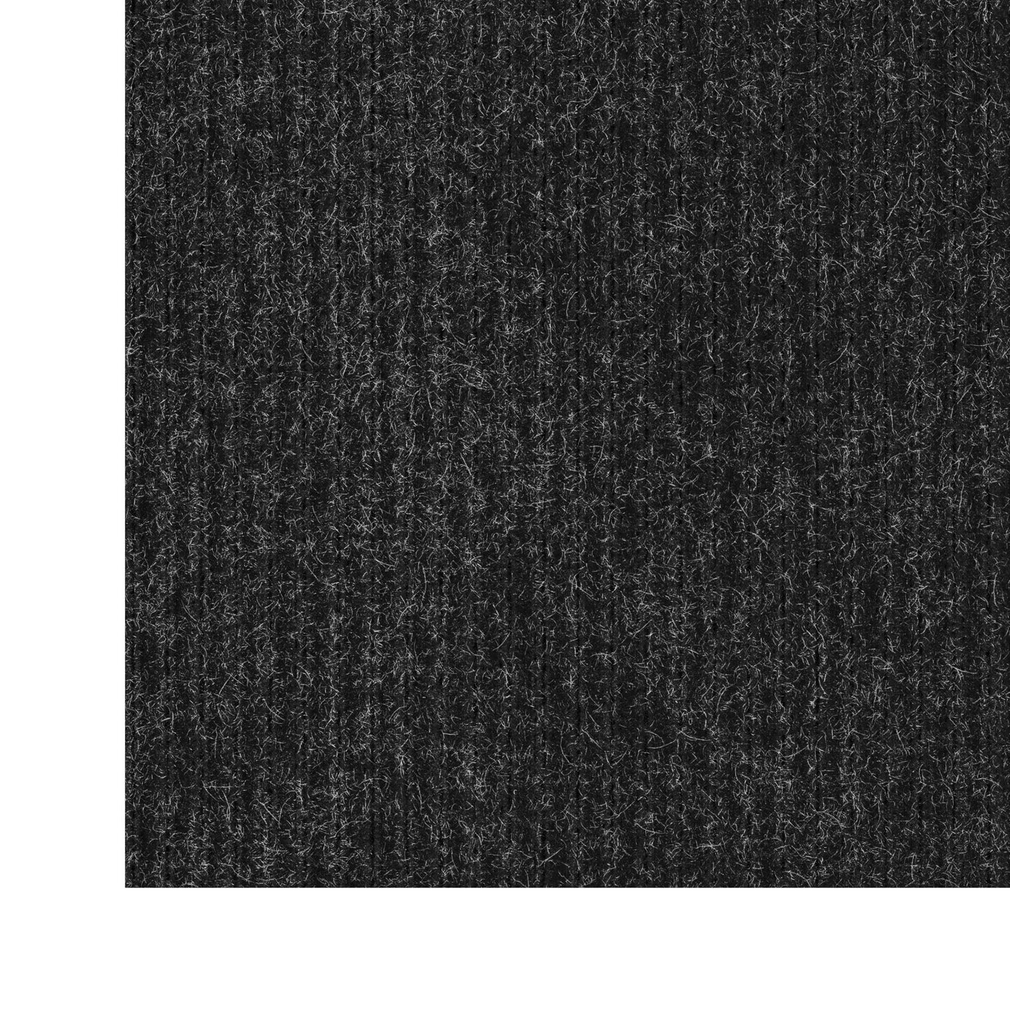 Ottomanson 2'7" x 9'10" Hallway Runner with Scraper Pile - Extra Durable Non-Slip Rug Mat for Indoor & Outdoor Use - Ideal for Kitchen, Entryway & Garage - High-Traffic Carpet, Black