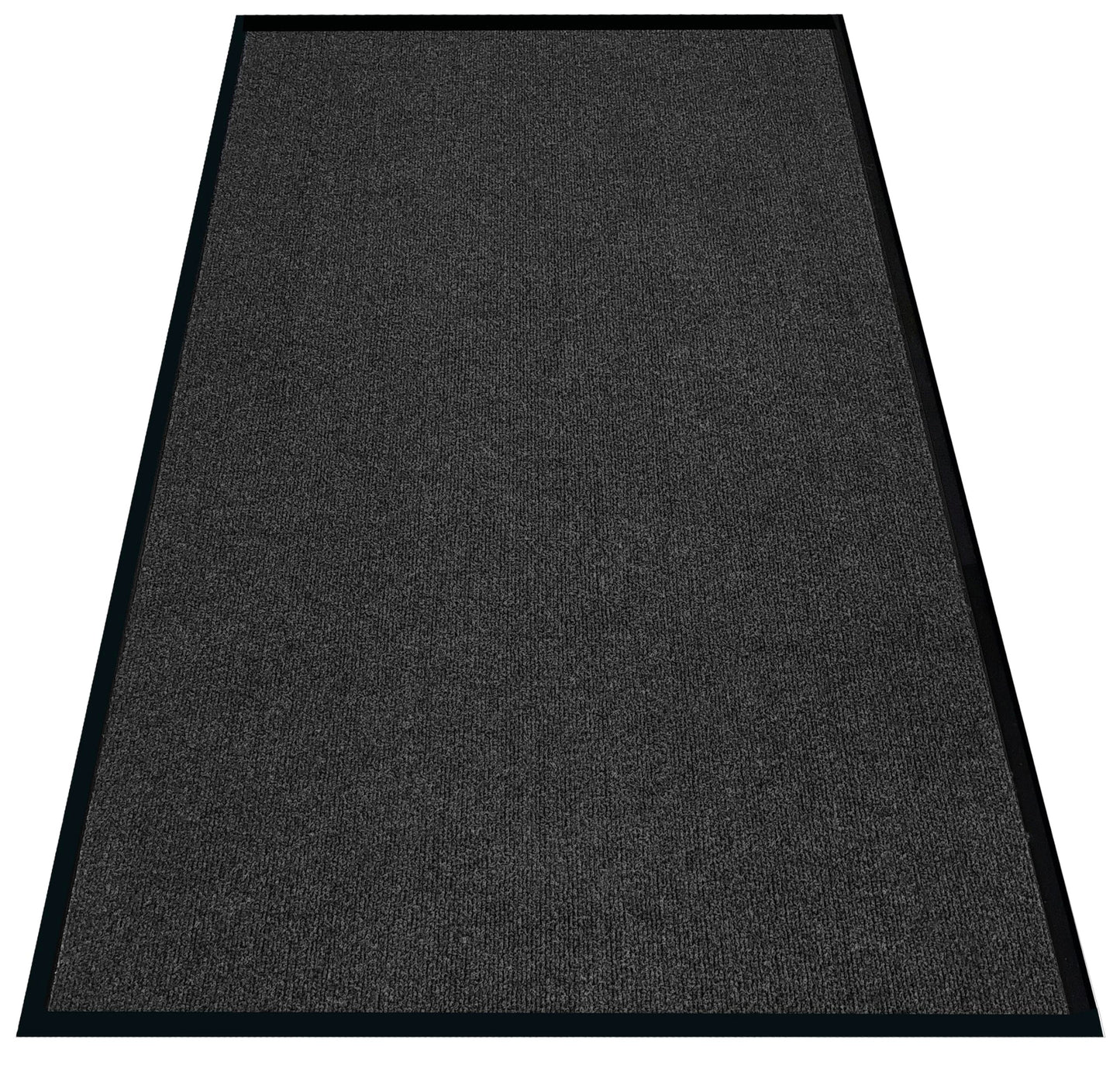 SRDDQLC Door Floor Mat Commercial Grade Large Size Heavy Duty Tough Entry Collection Slip Skid Entrance Mat with Rubber Backing Low Profile and Easy to Clean Indoor Outdoor Rug(Black, 4x8FT)