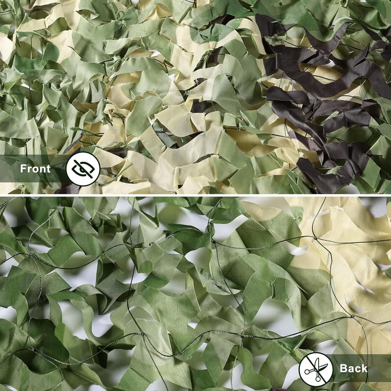 Camo Netting for Hunting Blinds - Military-Grade Camouflage Net | Versatile Outdoor Covering