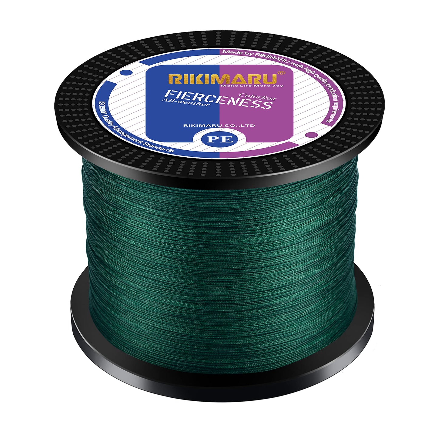 Braided Fishing Line Abrasion Resistant Superline Zero Stretch&Low Memory Extra Thin Diameter Green 1094Yds,30LB