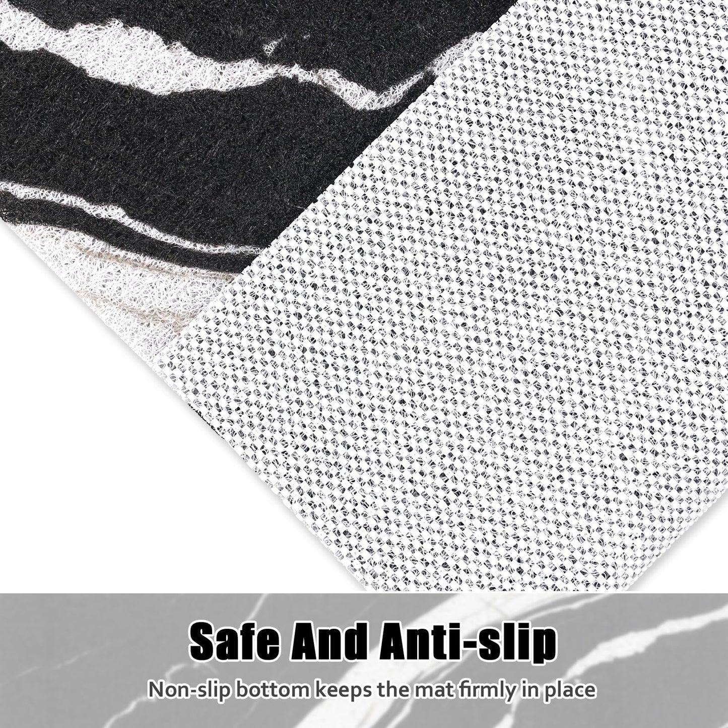 Shower Mat Non Slip: 24x36 Inch Large Shower mats for Inside Shower with Drain Hole in Middle, Super Soft PVC Loofah Massage Shower Floor Mat, Anti Slip Shower Stall Mat, Quick Drying